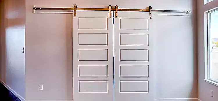Glass Barn Door with Installation Hardware Kit Long Beach